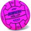 Labda, Beach Volley, strand röplabda, fluoreszkálós, 3 szín, 21 cm