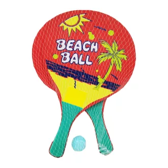   Beach ball ütők, 2 színben, 24x37 cm, hálós csomagolásban.