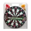 Darts klt., 37 cm átm., 6 db fém nyíl, 42x45 cm shell