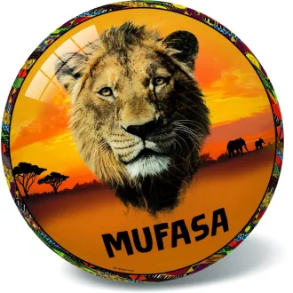   Disney Mufasa Oroszlánkirály labda, 23 cm, színes és vidám.