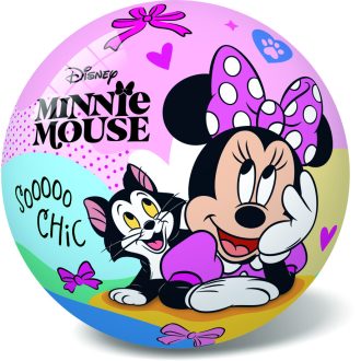 Labda, jogdíjas, Disney, Minnie egér, kisállatok, 23 cm