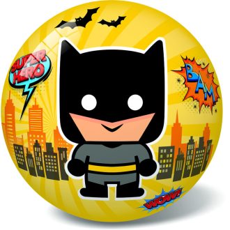   Szuperhős mintás labda, 23 cm átmérővel, vidám játékhoz.