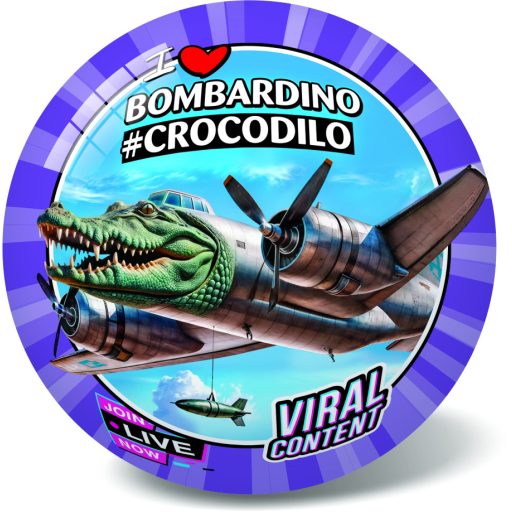 Labda, Brainrot, nem jog, 4 féle, 23 cm