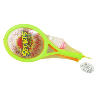   Gyerek ütő készlet 2 db labdával, 18x38 cm, hálós csomagolásban.