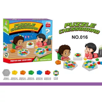   Gyorsasági színkirakó társasjáték, 21x21 cm, izgalmas kihívás.