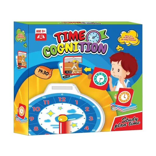 Óraoktató társasjáték, idő felismerése szórakoztató módon.