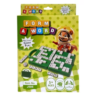 Szókirakó, társasjáték, 16x19+ cm dob.