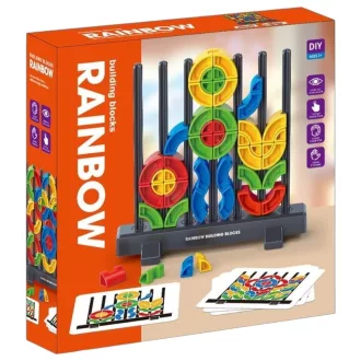   Gyorsasági színkirakó társasjáték, 21x21 cm, 5 éves kortól.