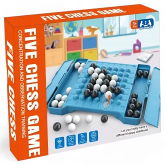   5 a Nyerő: Szórakoztató golyós társasjáték 22x17 cm méretben