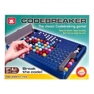   Kódmegfejtős, logikai társasjáték, "mesterlogika", 20x15 cm dob.