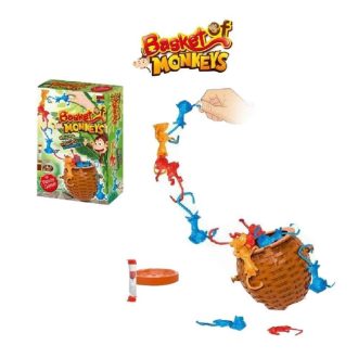   Egyensúlyozó majom társasjáték, izgalmas családi szórakozás.