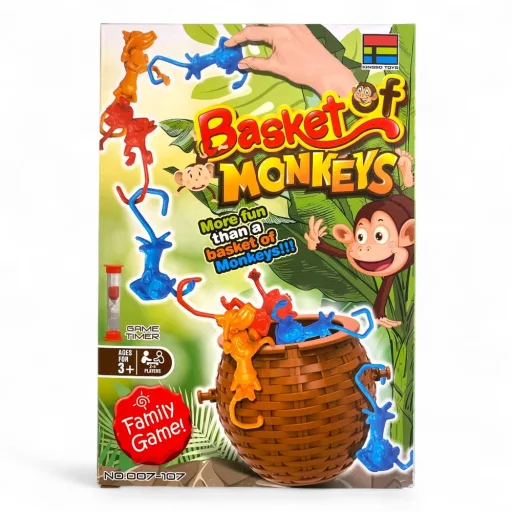 Egyensúlyozó majom társasjáték, izgalmas családi szórakozás.