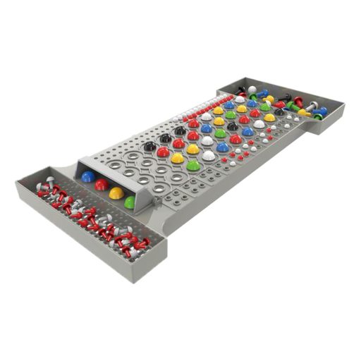 Kódmegfejtős, logikai társasjáték, "mesterlogika", 35x16 cm dob.