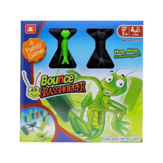   Színes, szórakoztató szöcske ugráló társasjáték gyerekeknek.