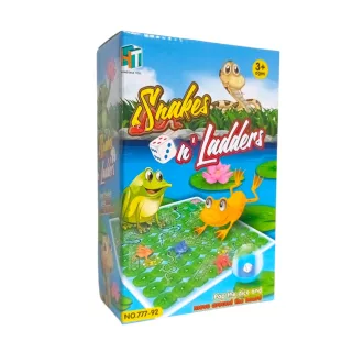 Kígyók és létrák, társasjáték, 13x21 cm dob.