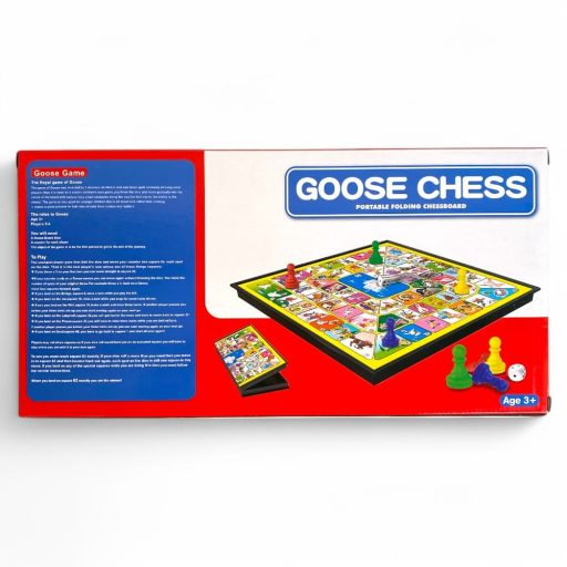 Kígyók és létrák utazós társasjáték, kompakt 34x17 cm méretben.