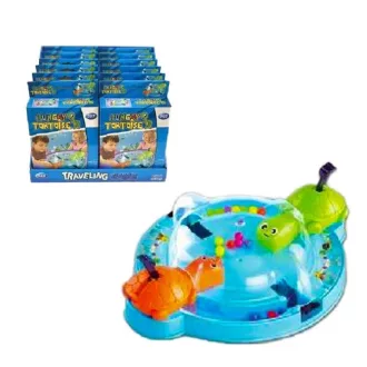   Éhes teknős, 2 személyes, úti társasjáték, 15x24 cm dob.