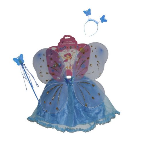 Tündérszárny és tüllszoknya szett, 3 színben, 40x40 cm.