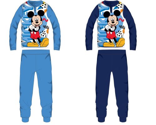 Disney Mickey egér jersey pamut pizsama - világoskék - 116