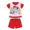 Nyári rövid ujjú pamut baba pizsama - Disney Minnie egér - piros - 80