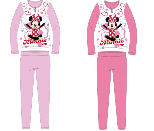 Disney Minnie egér jersey pamut pizsama - rózsaszín - 122