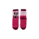   Csúszásgátlós gyerek bokazokni - Minnie egér - teliplüss- CUTE feliratos - pink-világosrózsaszín - 31-34
