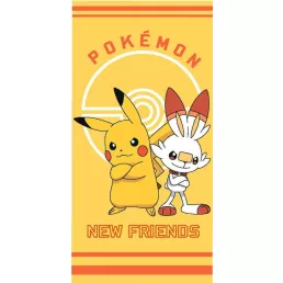 Pokémon ÚJ BARÁTOK 100% pamut törölköző 70x140cm
