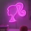 Barbie falra szerelhető LED neon hangulatvilágítás