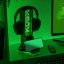 Xbox LED NEON gamer fejhallgató+telefontartó állvány