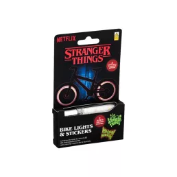   Stranger Things LED világító szelepsapka biciklire/autóra + matricák
