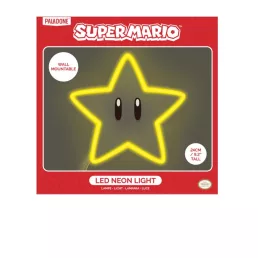   Super Mario SuperStar falra szerelhető led neon
világítás
