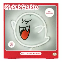   Super Mario - Boo falra szerelhető LED Neon hangulatvilágítás