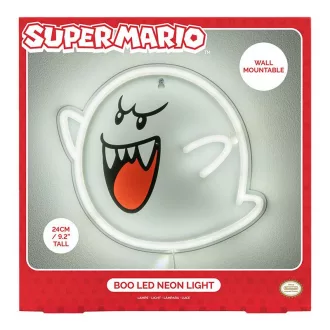   Super Mario - Boo falra szerelhető LED Neon hangulatvilágítás