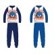 Sonic jersey pamut pizsama - sötétkék - 104