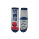   Csúszásgátlós gyerek bokazokni - Pókember - teliplüss - Pók - szürke - Spidey feliratos - 31-34