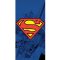 Superman gyerek strandtörölköző - 100% pamut - 70x140 cm - sötétkék