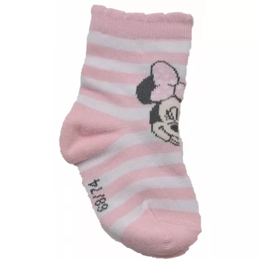 Minnie szürke-rózsaszín zokni szett