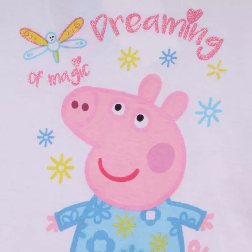 Peppa fehér-puncs pizsama
